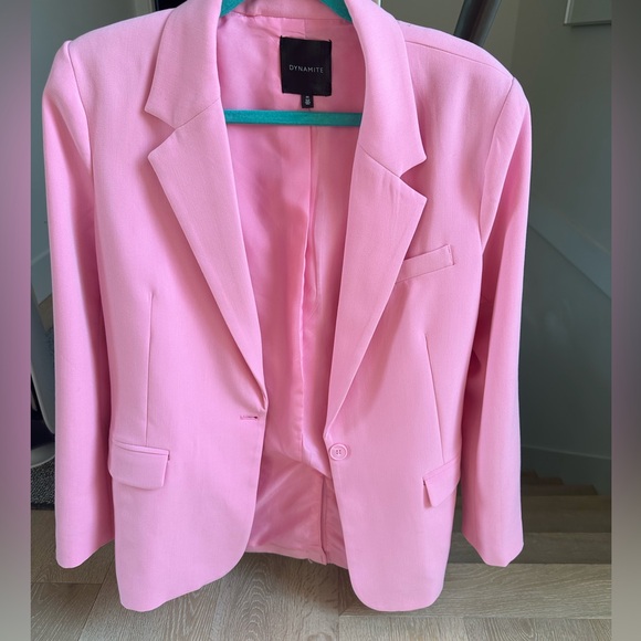 Pink Blazer Dynamite Size Medium - Picture 2 of 5